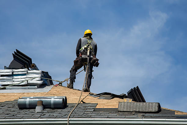 Professional Roofing technician working in Dale, TX